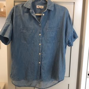 Madewell chambray courier shirt